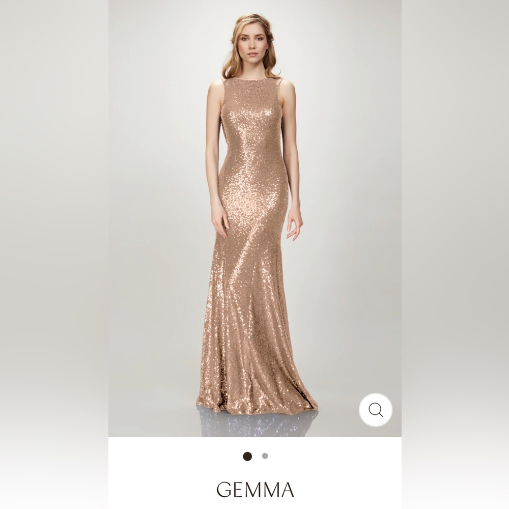 Sequin Rose Gold Dress